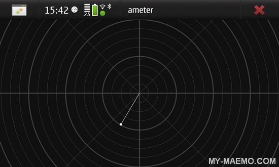 AMeter for Nokia N900 / Maemo 5