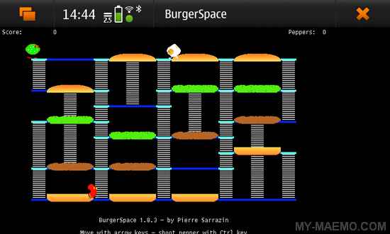 BurgerSpace for Nokia N900 / Maemo 5