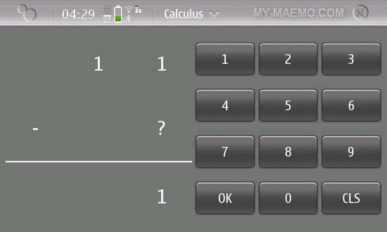 Calculus for Nokia N900 / Maemo 5