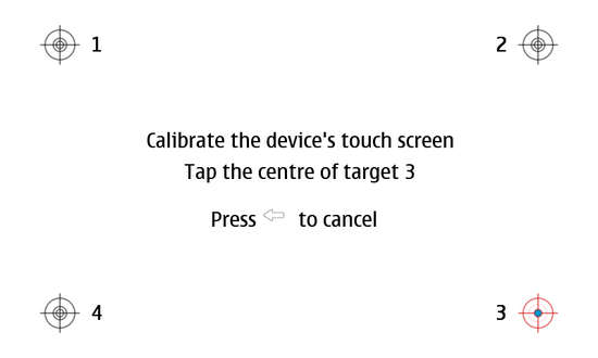 Bufix for Touchscreen Calibration for Nokia N900 / Maemo 5