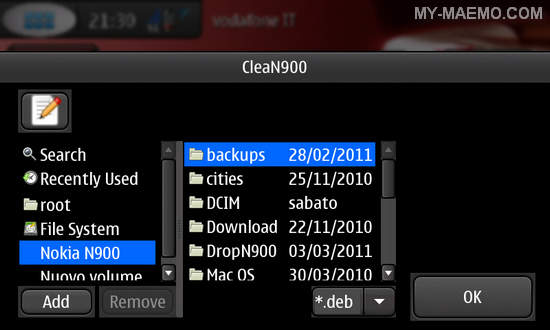 CleaN900 for Nokia N900 / Maemo 5