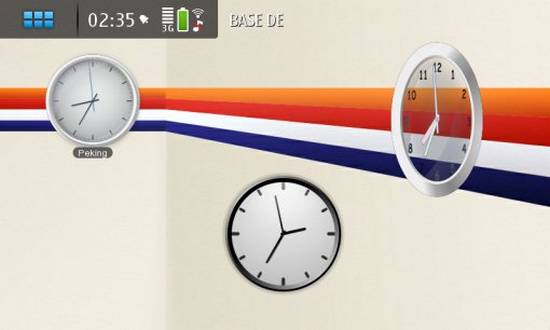 Desktop Clock Widget for Nokia N900 / Maemo 5