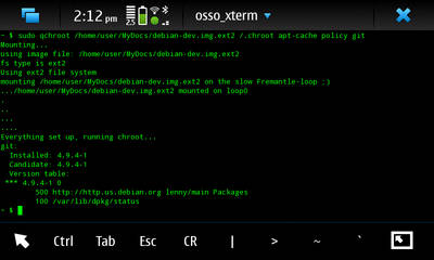 Easy-Chroot for Nokia N900 / Maemo 5