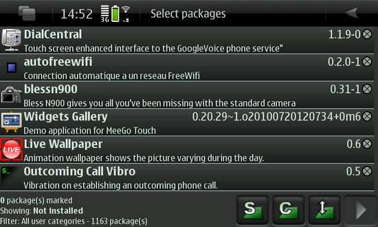 Faster Application Manager for Nokia N900 / Maemo 5