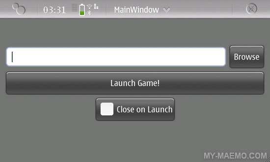 Gargoyle Launcher for Nokia N900 / Maemo 5