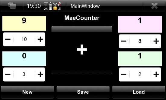 MaeCount for Nokia N900 / Maemo 5