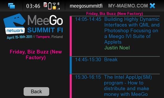 Meegosummitfi for Nokia N900 / Maemo 5