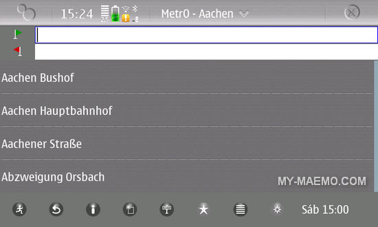 Metro for Nokia N900 / Maemo 5