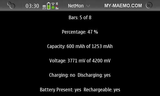 NetMon for Nokia N900 / Maemo 5