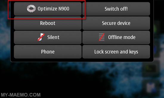 OptimizeN900-PM for Nokia N900 / Maemo 5