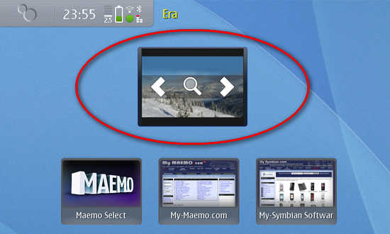 Desktop Photo Slideshow Widget for Nokia N900 / Maemo 5