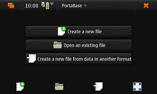 PortaBase for Nokia N900 / Maemo 5