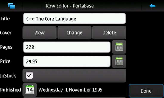 PortaBase for Nokia N900 / Maemo 5