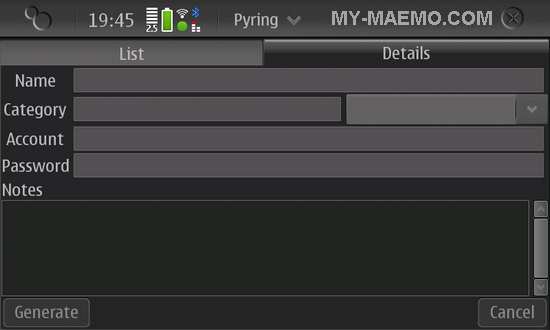 Pyring for Nokia N900 / Maemo 5