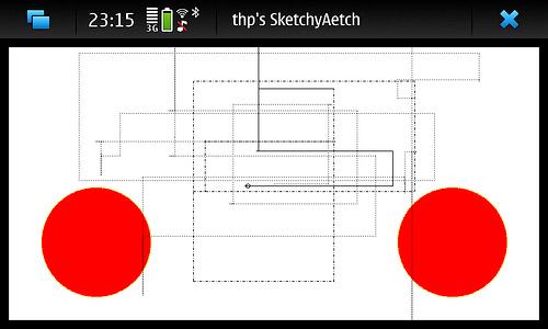 SketchyAetch for Nokia N900 / Maemo 5