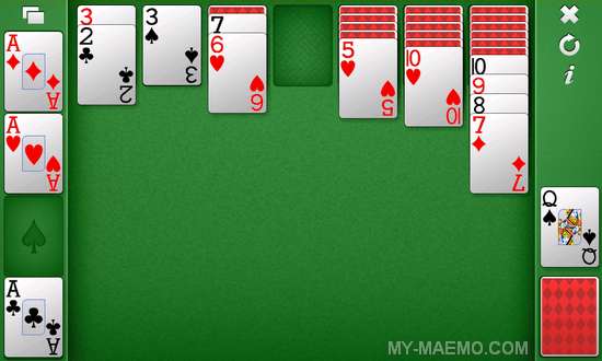 Solitaire for Nokia N900 / Maemo 5