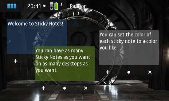 Sticky Notes for Nokia N900 / Maemo 5