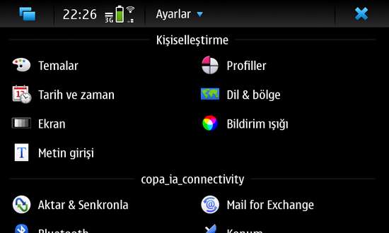 Turkish Localization for Nokia N900 / Maemo 5