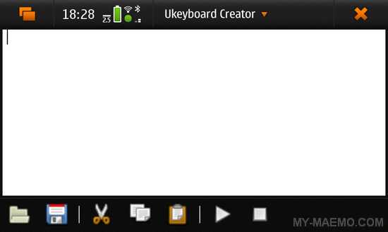 Ukeyboard Creator for Nokia N900 / Maemo 5