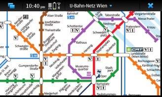 Vienna Subway Plan for Nokia N900 / Maemo 5