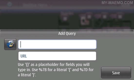 Web Query Widget for Nokia N900 / Maemo 5