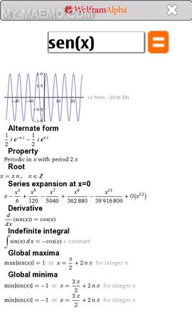 WolframAlpha for Nokia N900 / Maemo 5