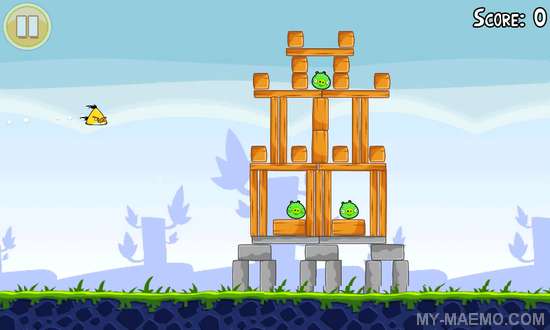 Angry Birds for Nokia N900 / Maemo 5