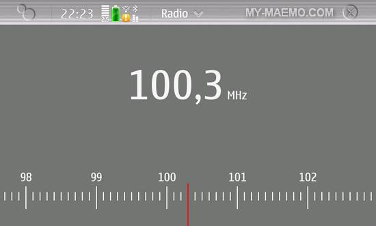 CFMRadio for Nokia N900 / Maemo 5