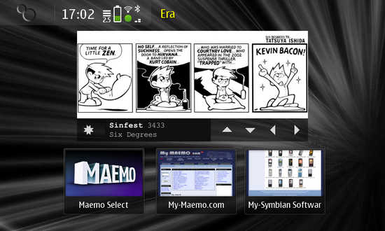 Comic-Widget for Nokia N900 / Maemo 5