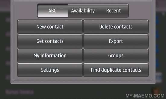Contacts Merger for Nokia N900 / Maemo 5