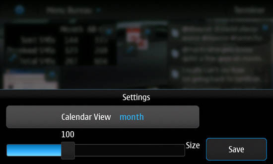 DateToday Home Widget for Nokia N900 / Maemo 5