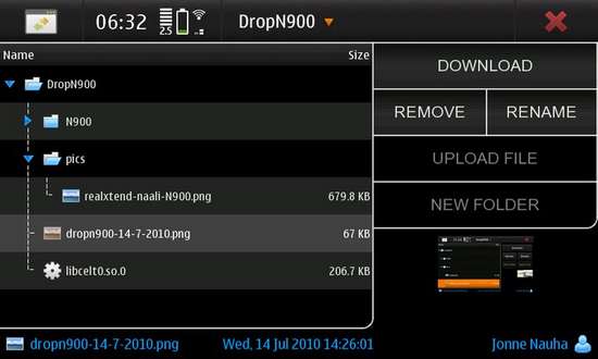 DropN900 for Nokia N900 / Maemo 5