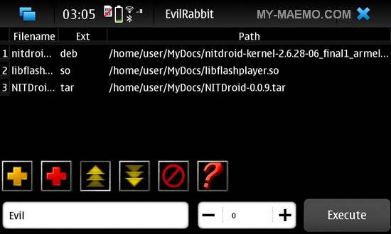 EvilRabbit for Nokia N900 / Maemo 5