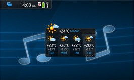 Foreca Weather for Nokia N900 / Maemo 5
