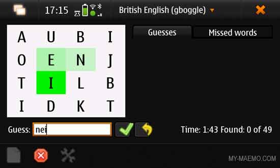 Gboggle for Nokia N900 / Maemo 5