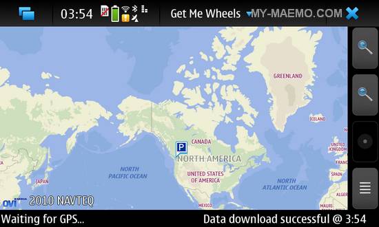 Get Me Wheels for Nokia N900 / Maemo 5