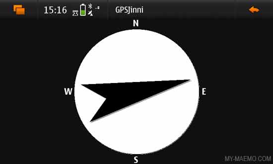 GPSJinni for Nokia N900 / Maemo 5