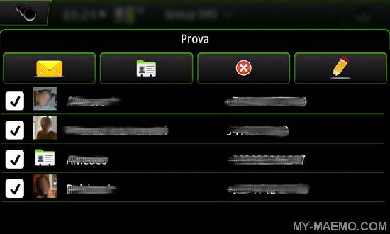 Group SMS for Nokia N900 / Maemo 5