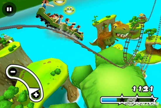Jurassic 3D Rollercoaster Rush for Nokia N900 / Maemo 5
