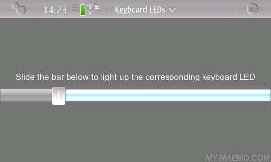 Keyboard LEDs for Nokia N900 / Maemo 5