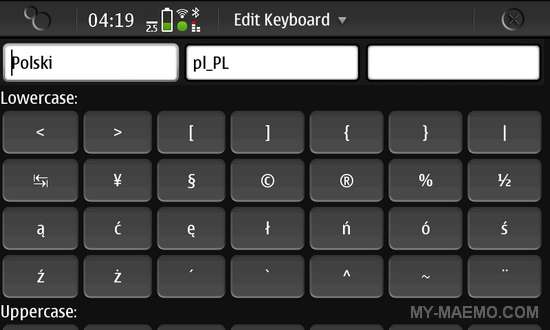 Modify Your On-Screen Keyboard Layouts for Nokia N900 / Maemo 5