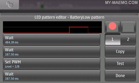 Low Battery LED for Nokia N900 / Maemo 5