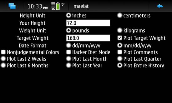 MaeFat for Nokia N900 / Maemo 5
