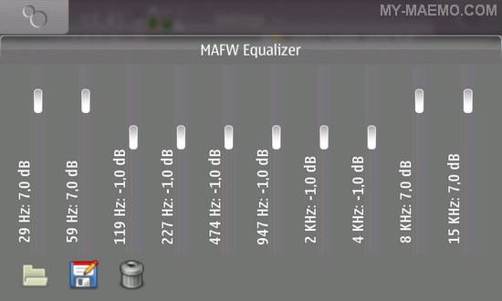 MAFW Equalizer for Nokia N900 / Maemo 5