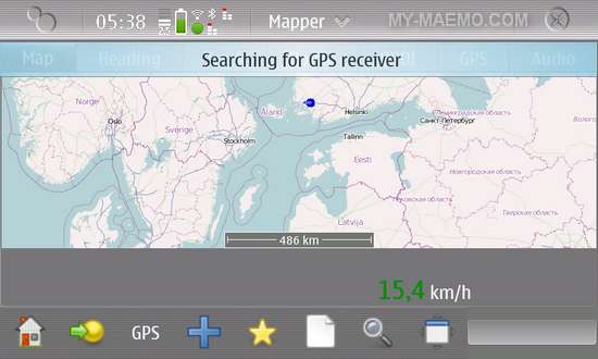 Mapper for Nokia N900 / Maemo 5