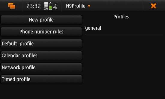 N9Profile for Nokia N900 / Maemo 5