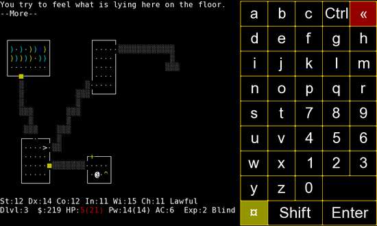 Nethack for Nokia N900 / Maemo 5