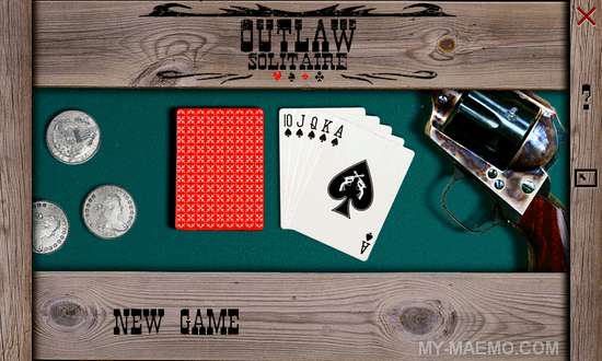 Outlaw Solitaire for Nokia N900 / Maemo 5