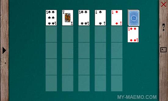 Outlaw Solitaire for Nokia N900 / Maemo 5