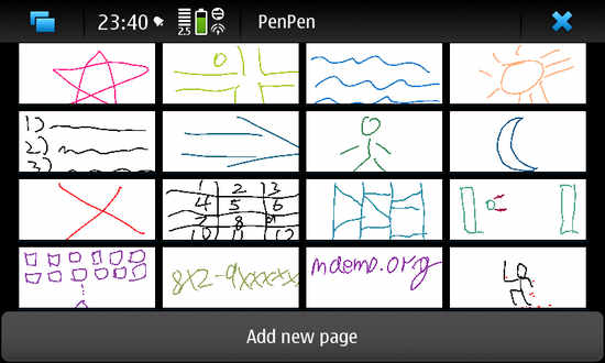 PenPen SketchBook for Nokia N900 / Maemo 5